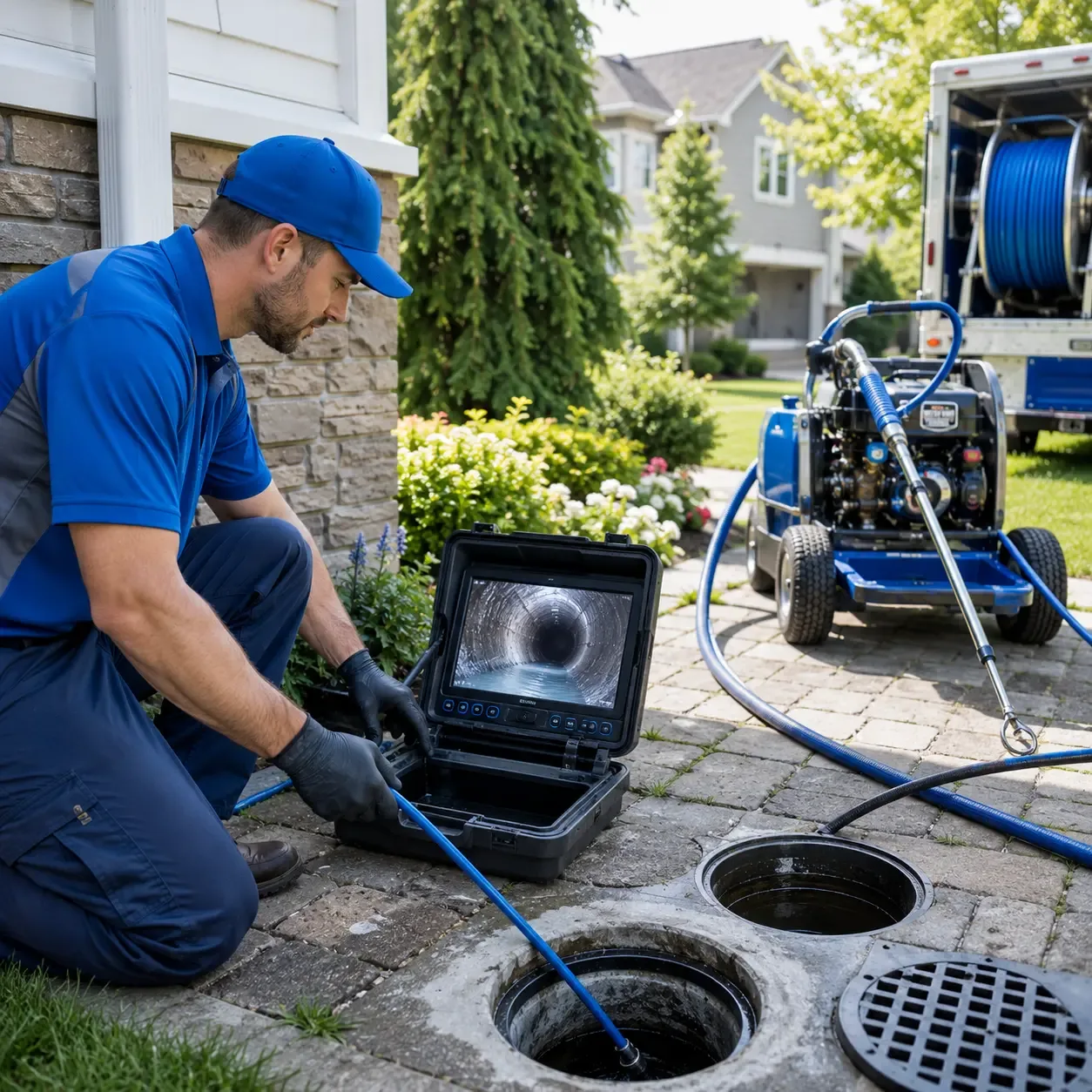 Outdoor drain cleaning professionals serving Berwick, LA